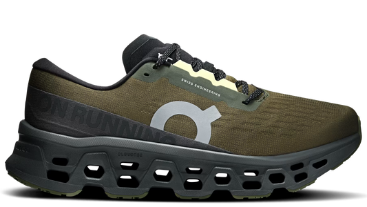 On Running Cloudmonster 3 Olive Eclipse