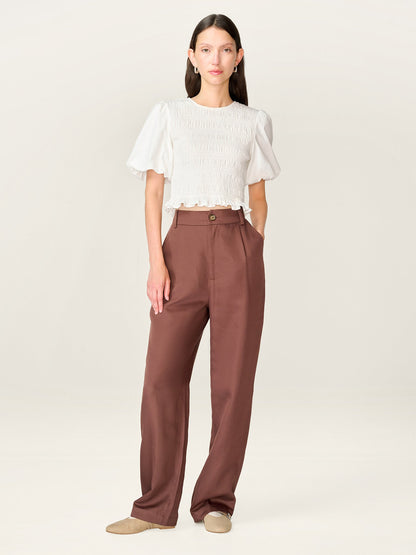 Cinnamon Trouser in Chocolate