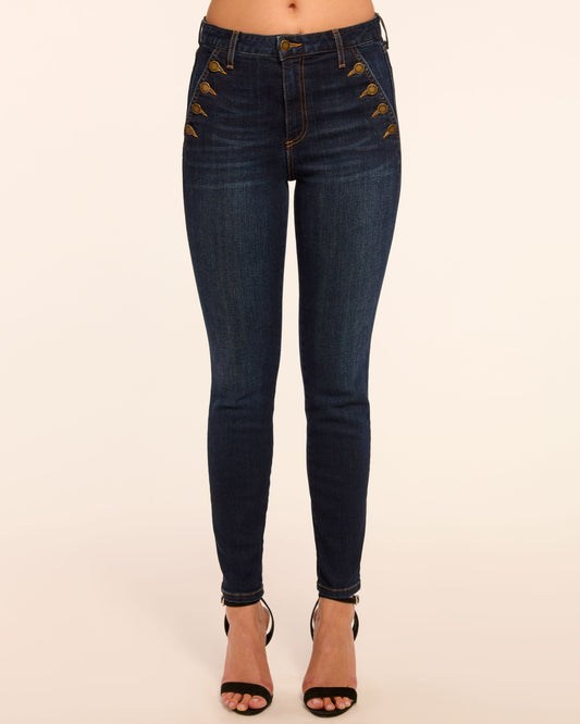 Helena High-Rise Skinny Jean | DARK RINSE