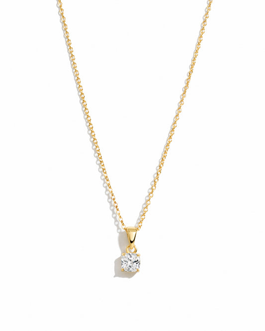 Cushion Diamond Necklace