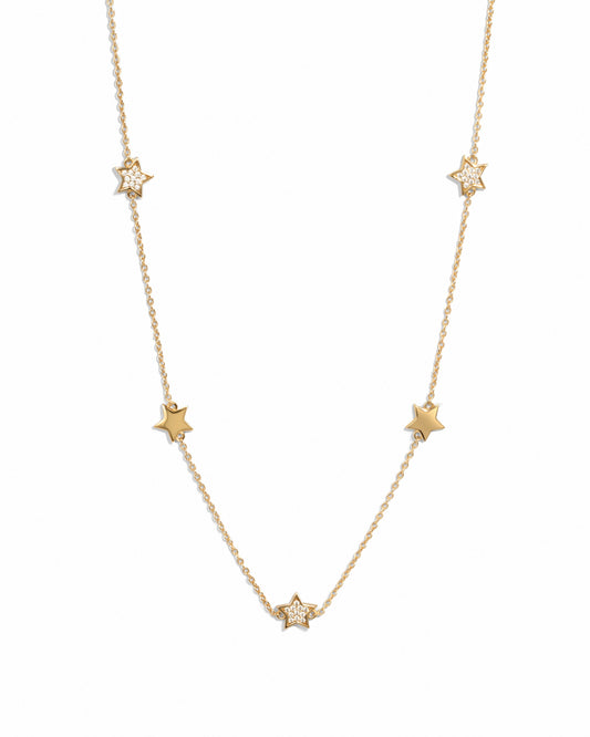 CZ Star Collar Necklace