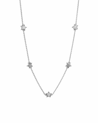CZ Star Collar Necklace