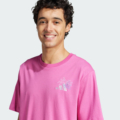 Men's adidas Lounge Pastel Embroidery Graphic Tee