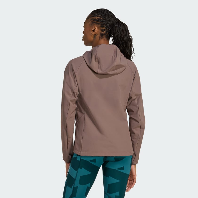 Women's adidas Terrex Xperior Softshell Fleece Hooded Jacket