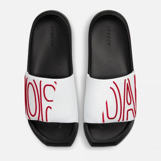 Nola Slides White Gym Red