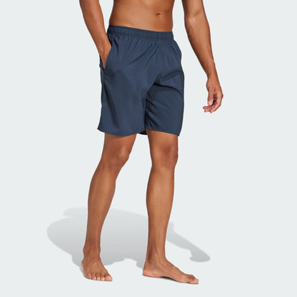 Men's adidas Solid CLX Classic-Length Swim Shorts