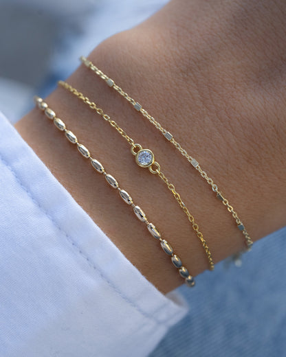 Diamond Bezel Bracelet