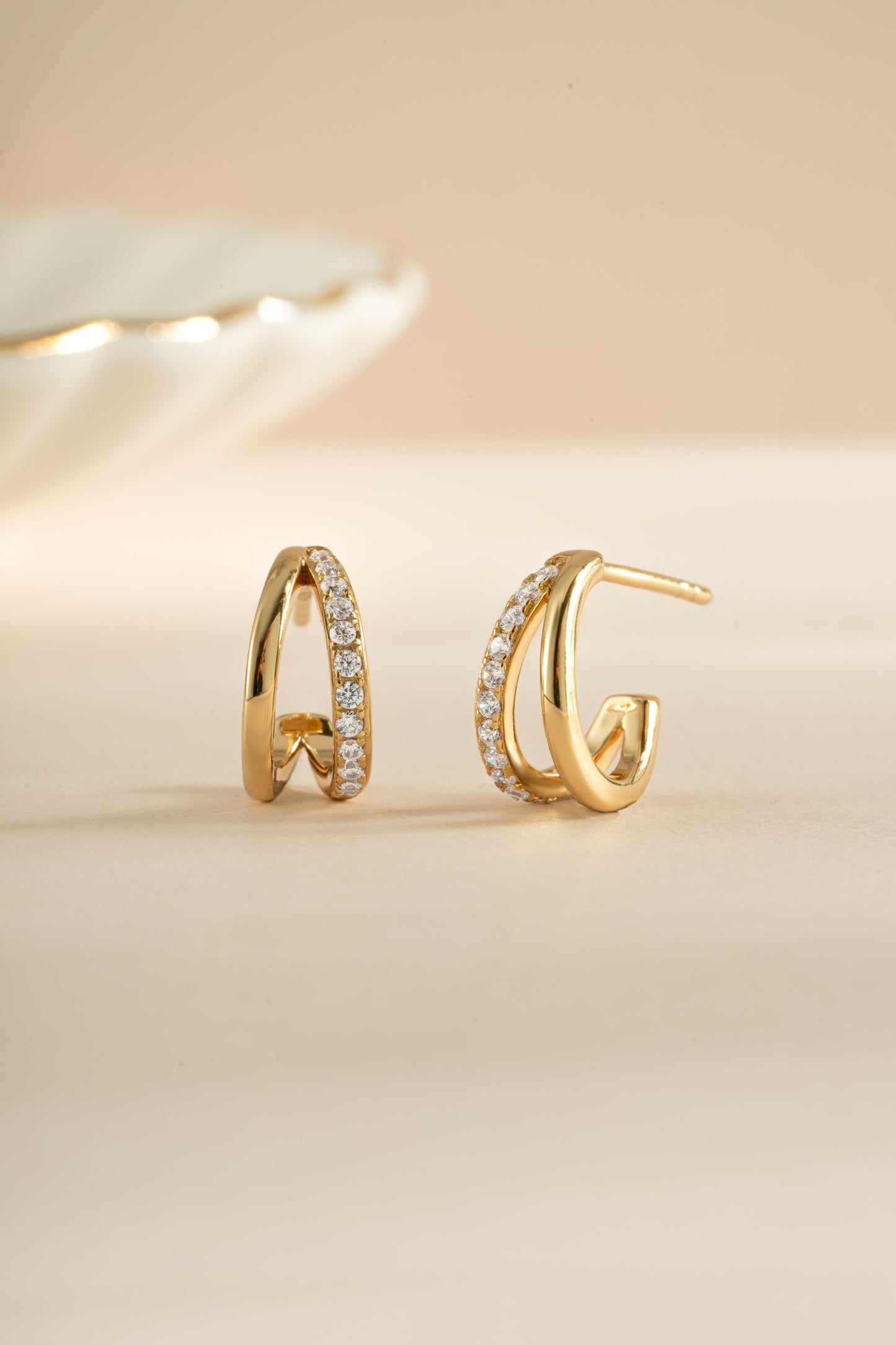 Double Diamond Hoops