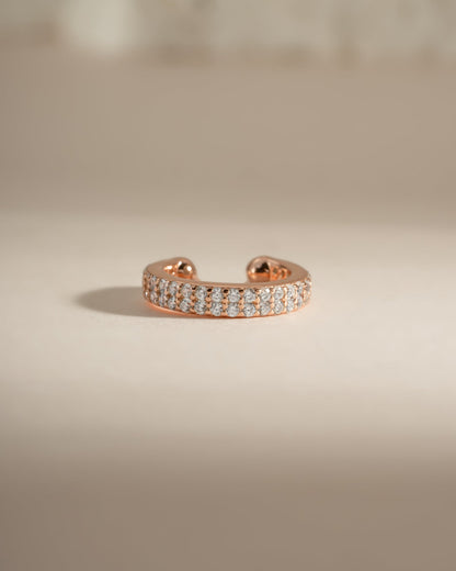 Double Row CZ Ear Cuff