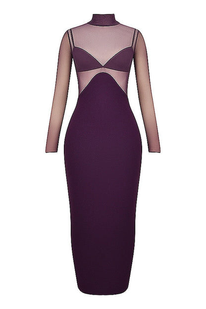 black grape maxi dress