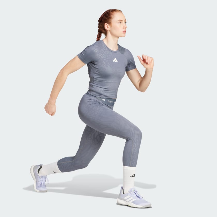 Women's adidas Techfit Printed 7/8 Leggings