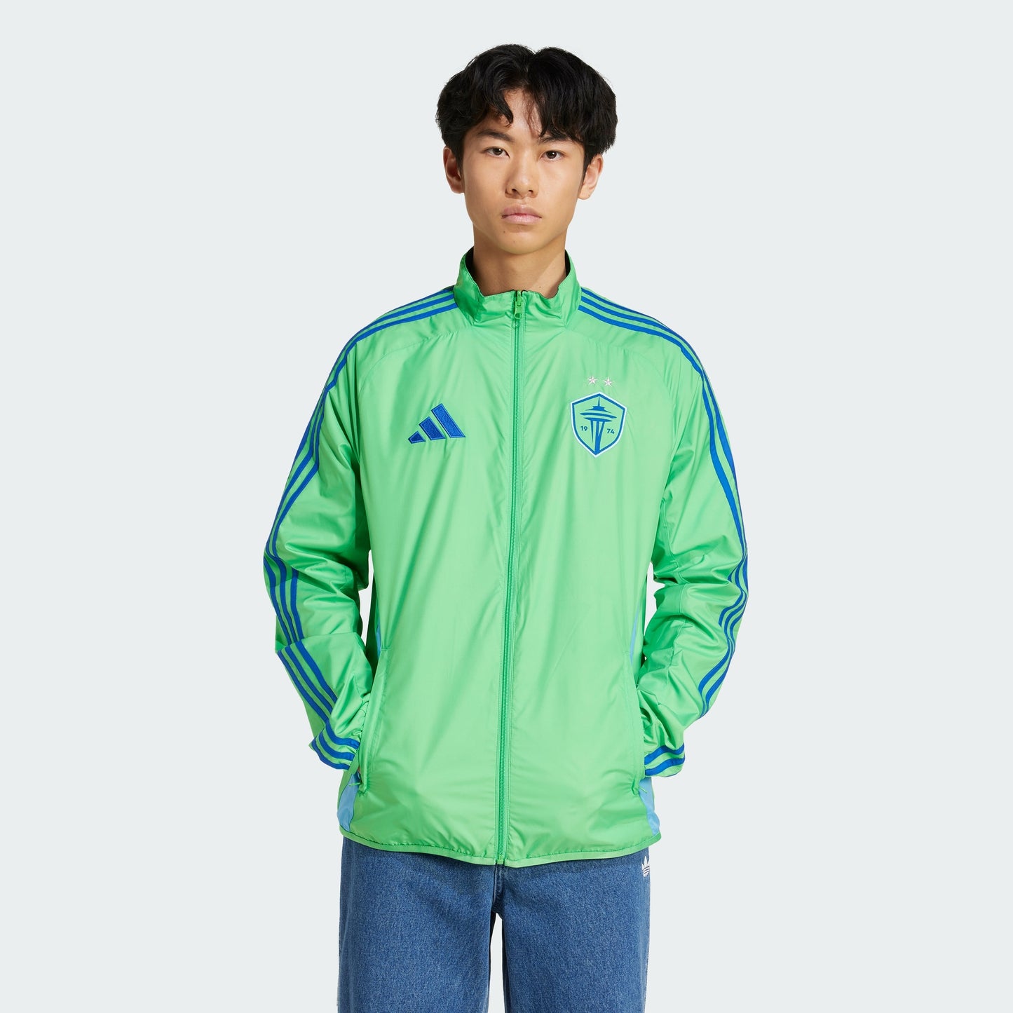 Men's adidas Seattle Sounders FC Reversible Anthem Jacket