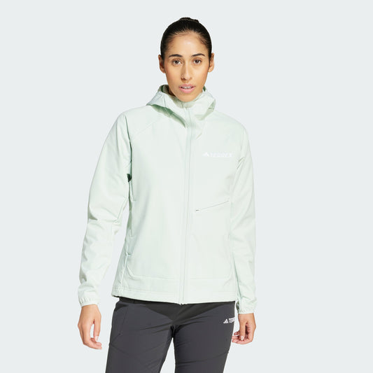 Women's adidas Terrex Xperior Softshell Fleece Hooded Jacket