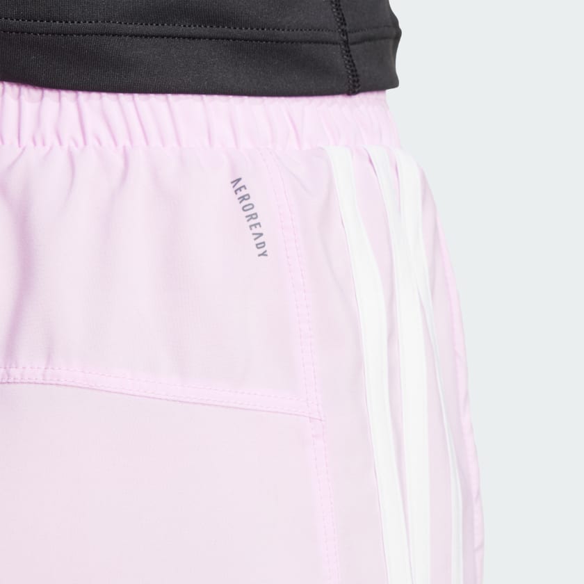 Women's adidas Pacer Training 3-Stripes Woven High-Rise Shorts