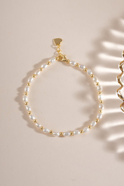 Freshwater Pearl Beaded Bracelet