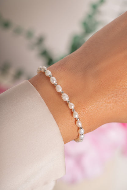 Freshwater Pearl Beaded Bracelet