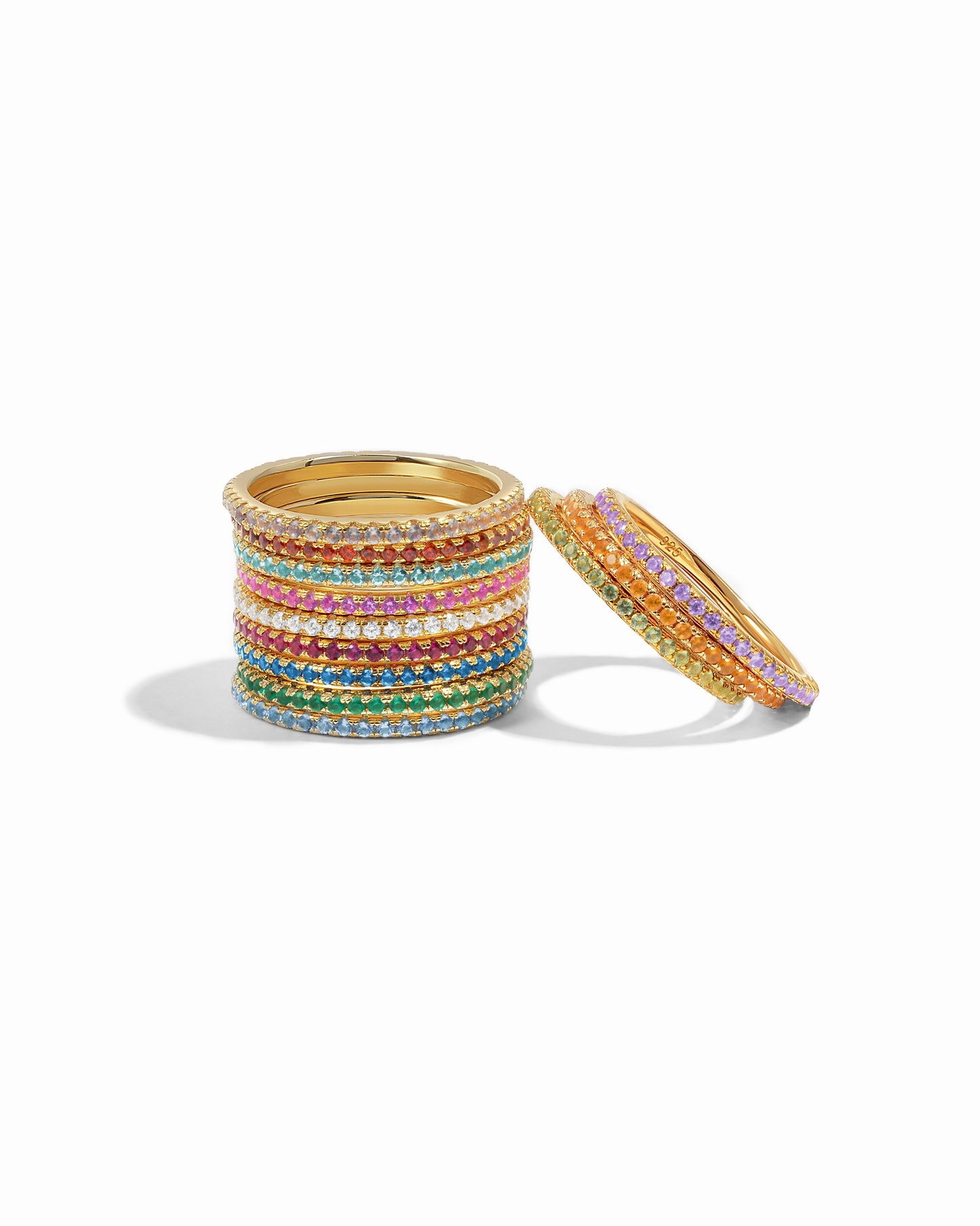 Emerald Birthstone Eternity Ring