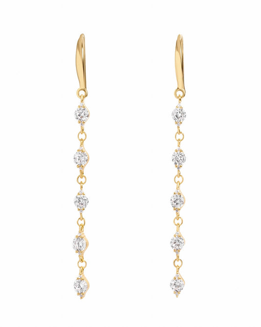 CZ Drop Earrings