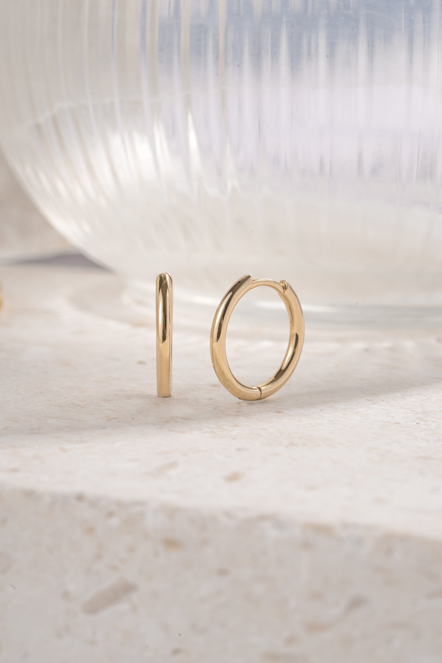13mm Minimalist Small Hoop Earrings