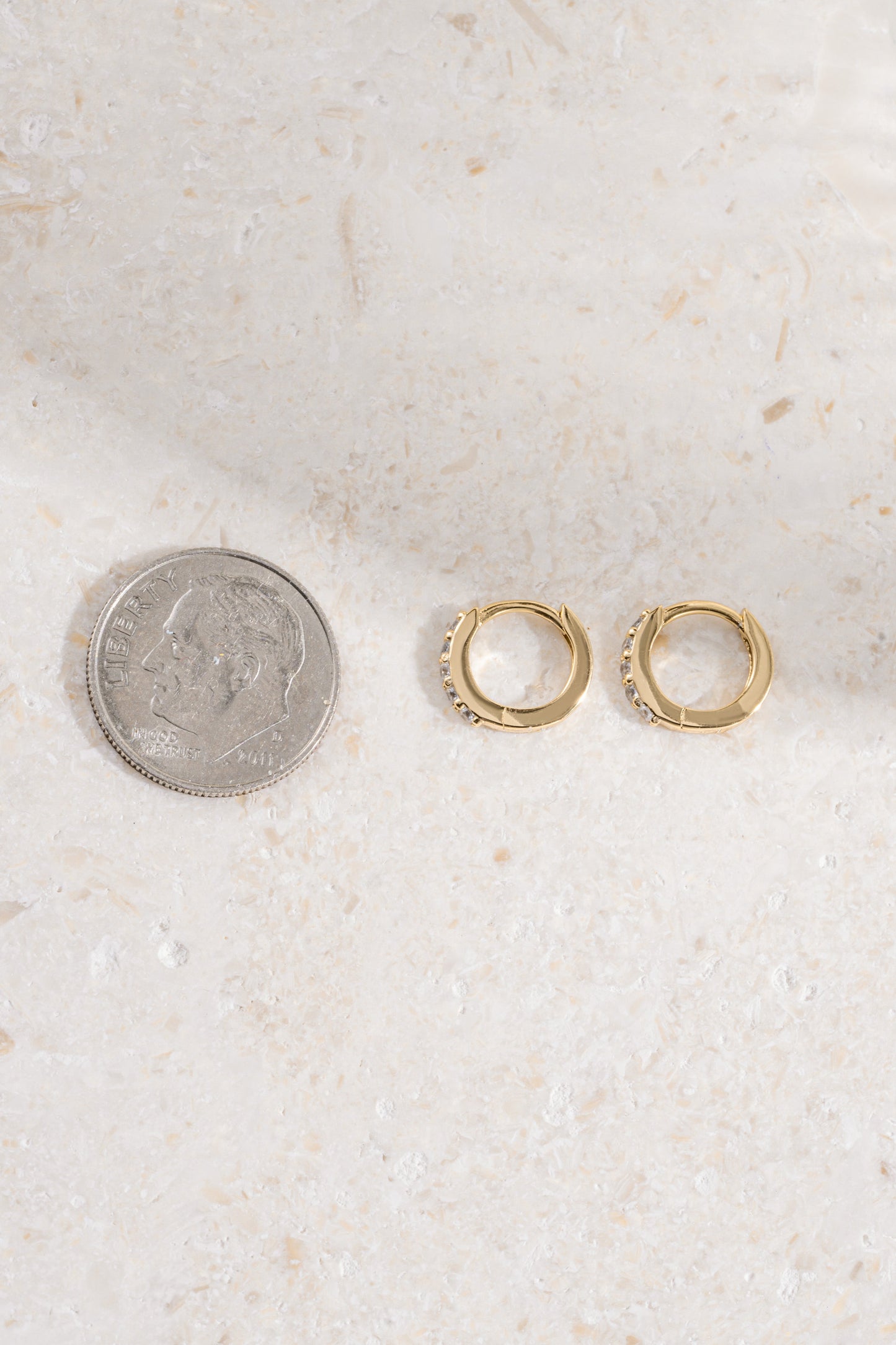 7mm Diamond Huggies (Multiple Sizes Available)