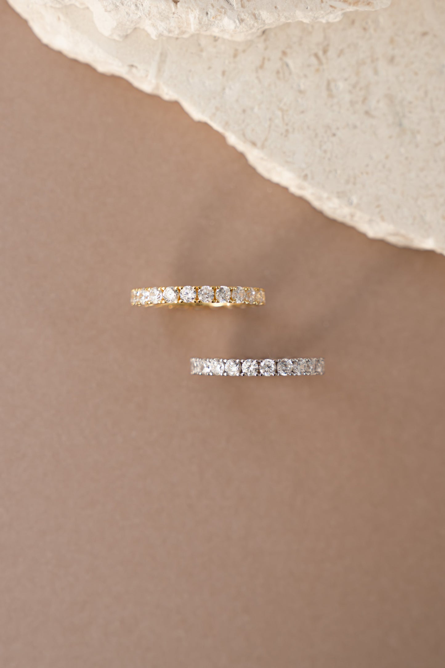 3mm Studded Eternity Ring
