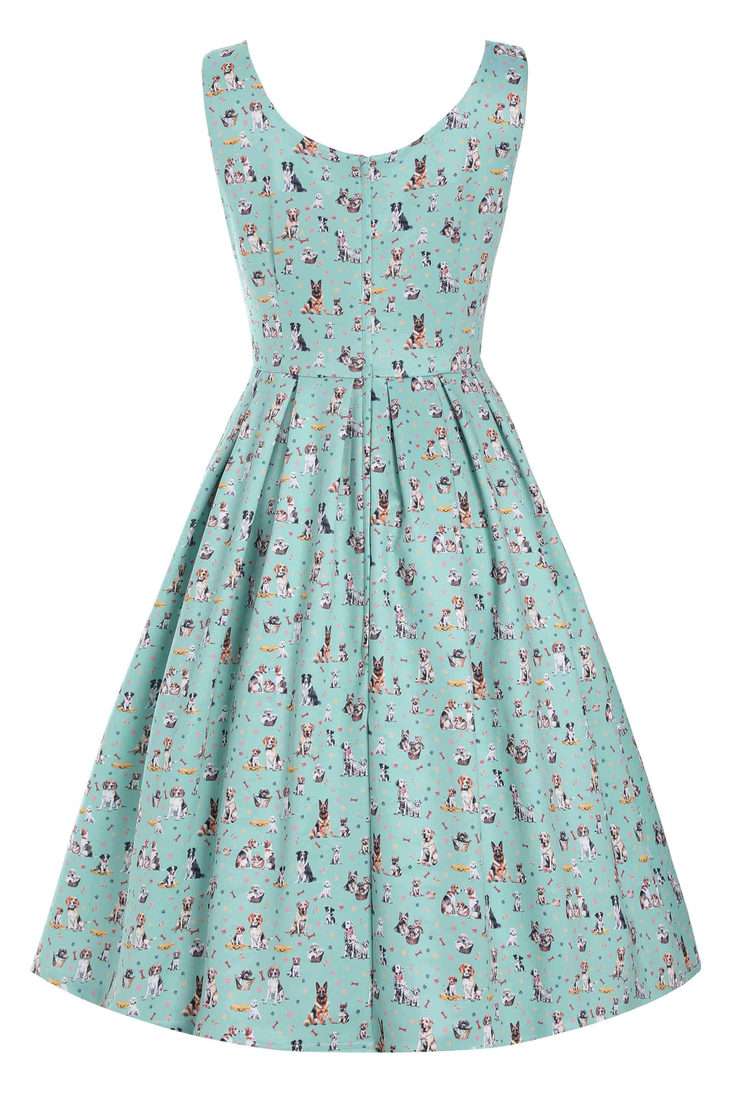 Amanda Green Dog Swing Dress