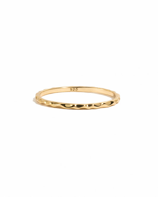 Hammered Stacking Ring