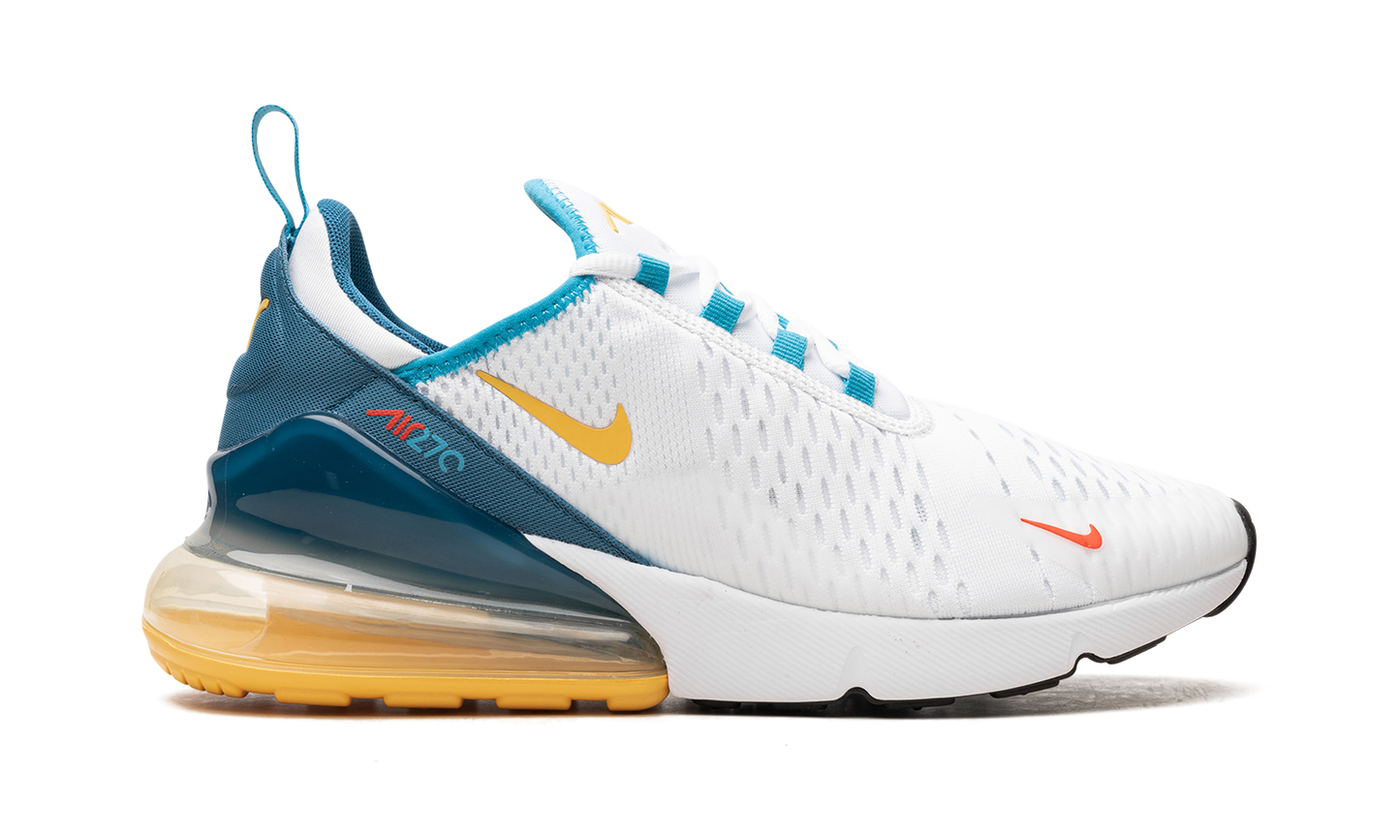 Air Max 270 "White Industrial Blue Citron Pulse" FJ4000 100