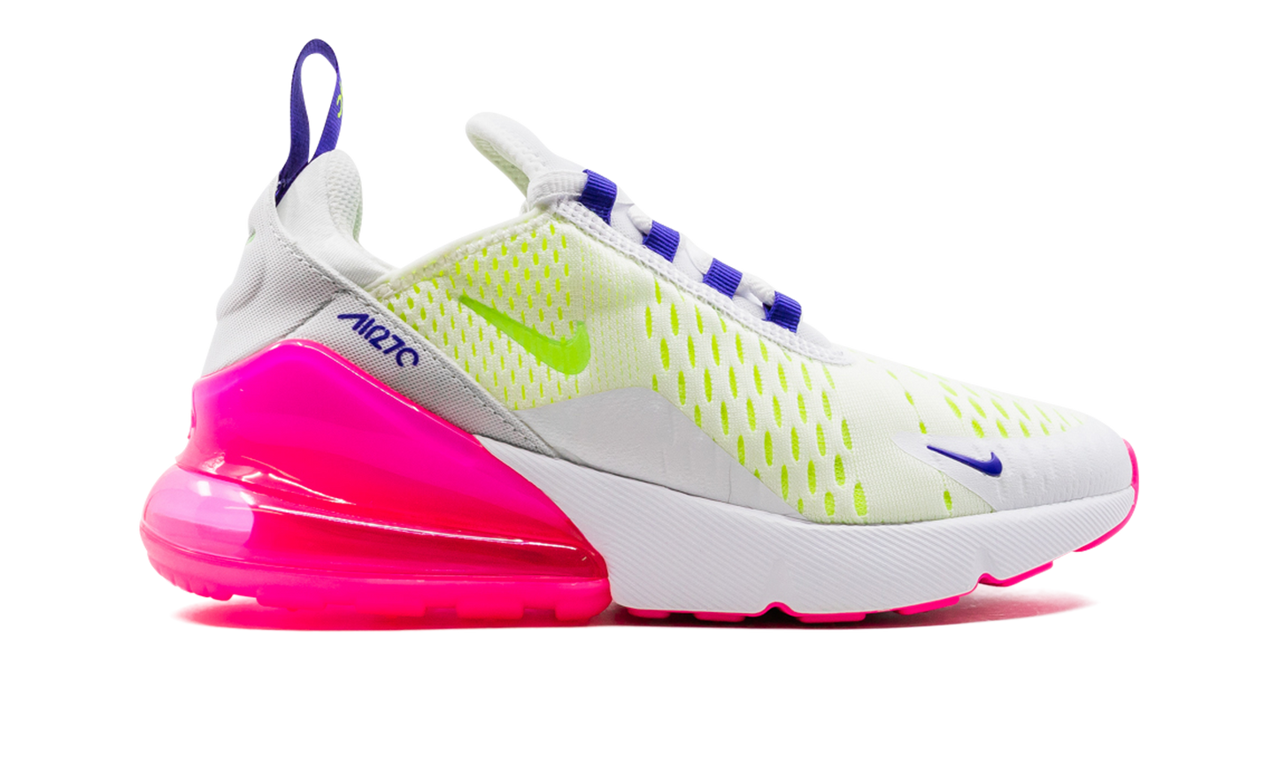 AIR MAX 270 MNS WMNS "White / Pink Blast / Volt" DH0252 100