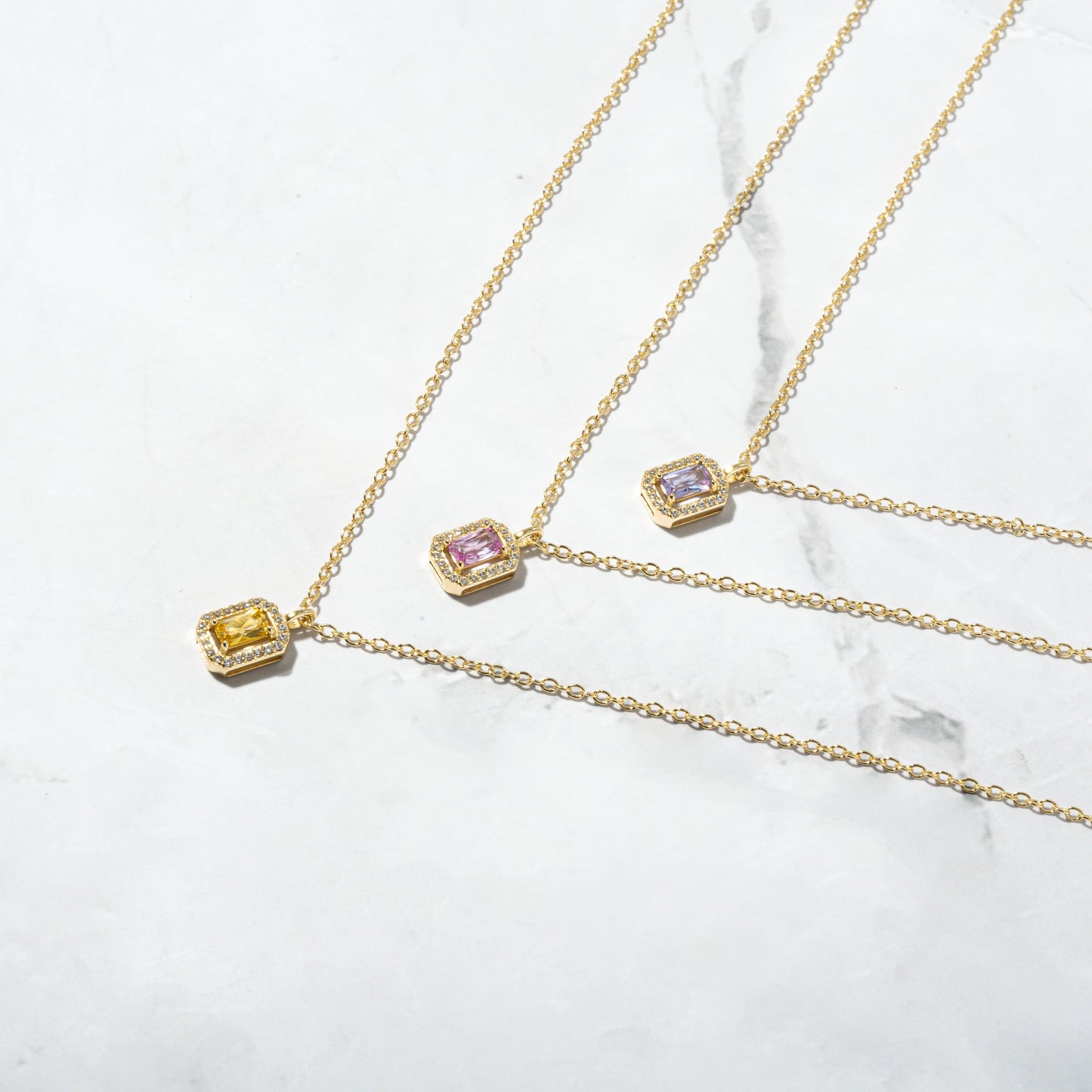 Baguette Necklace