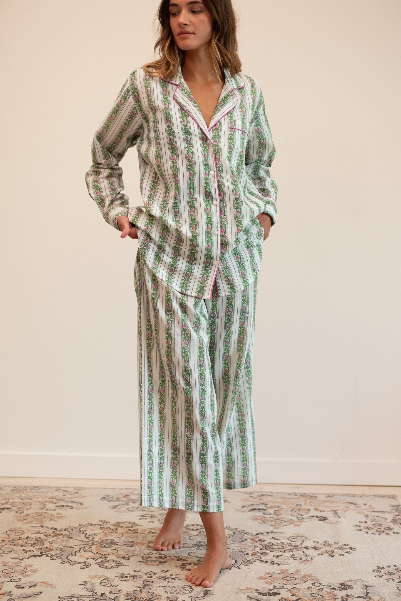 Iris Top in Sweet Pea Stripe
