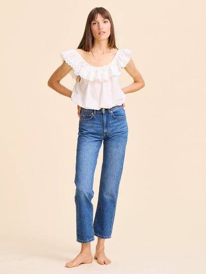 Stella Top in Ivory