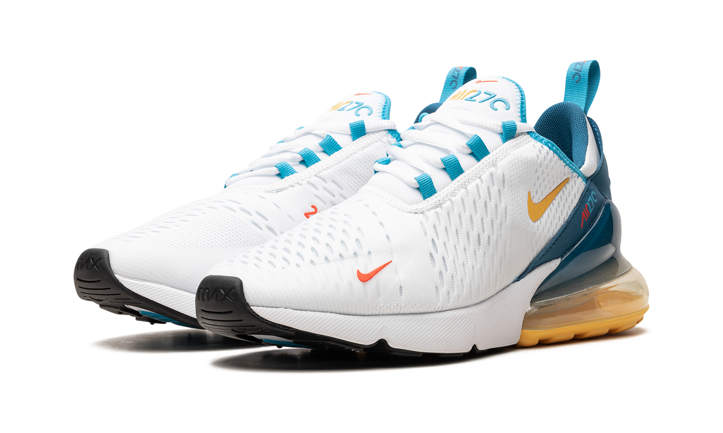 Air Max 270 "White Industrial Blue Citron Pulse" FJ4000 100