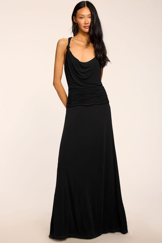 Mariah Embellished Jersey Maxi Gown
