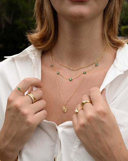 Oval Medallion Necklace