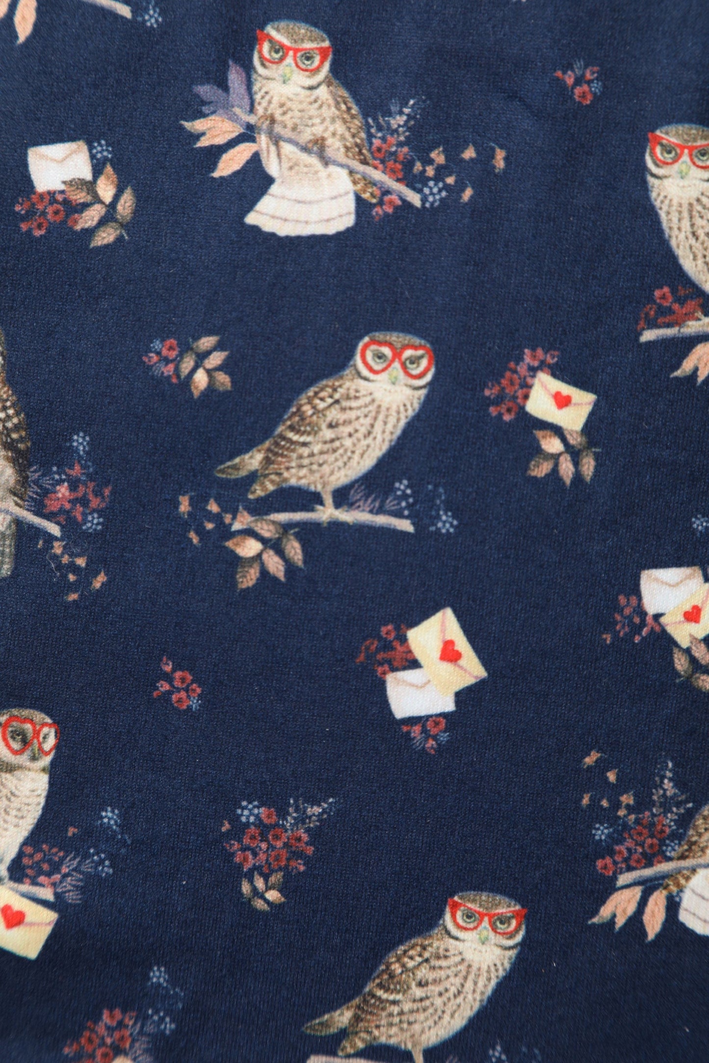 Matilda Oxford Blue Owl Wrap Dress