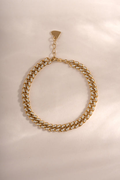 Pavé Chain Link Bracelet