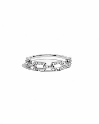 Pavé Link Ring