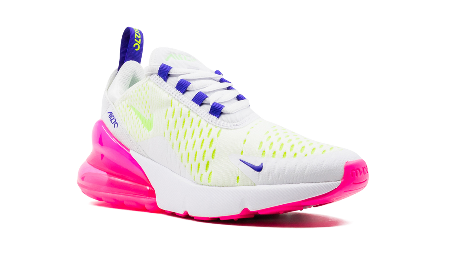 AIR MAX 270 MNS WMNS "White / Pink Blast / Volt" DH0252 100