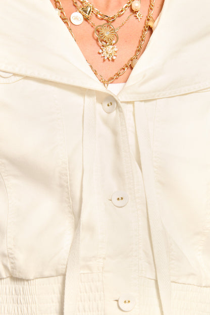 Juliana Cropped Hoodie Jacket