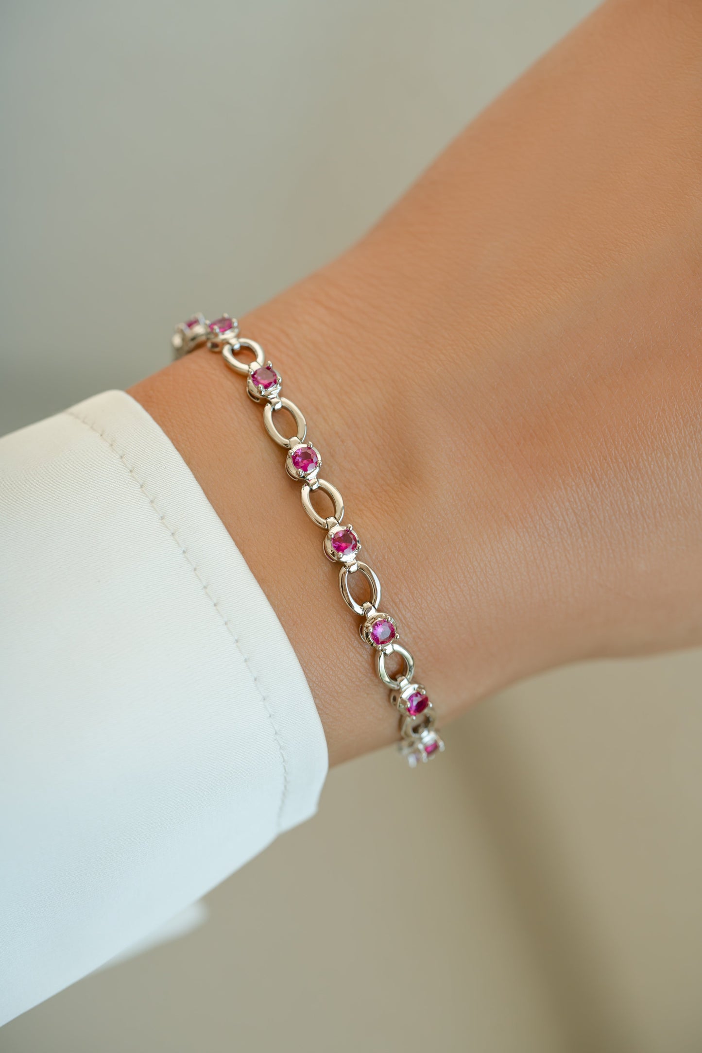 Ruby Lilly Tennis Bracelet