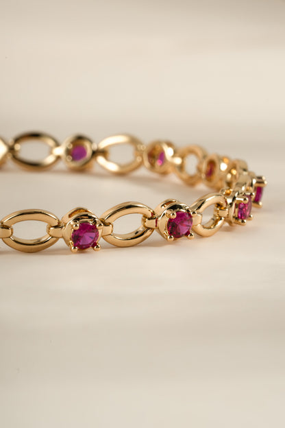 Ruby Lilly Tennis Bracelet