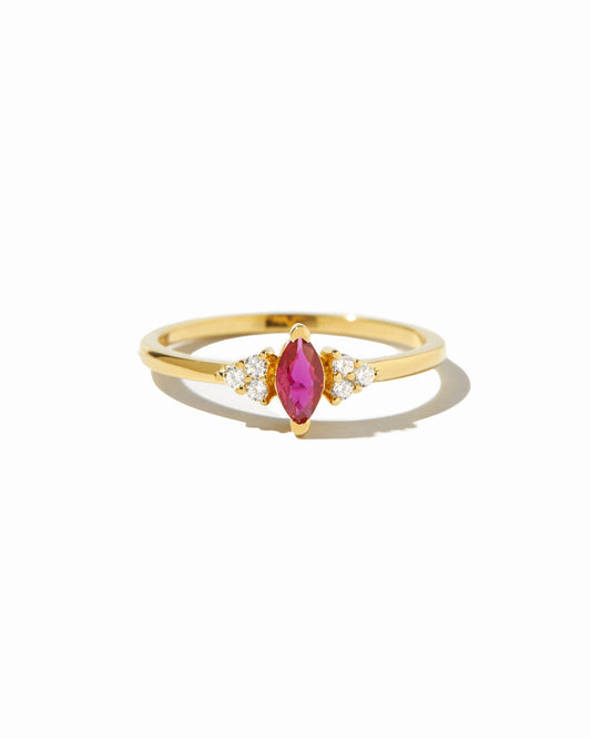 Ruby Marquise Ring