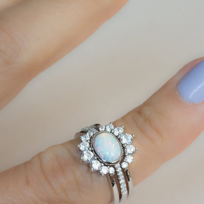 3 Set Opal Ring