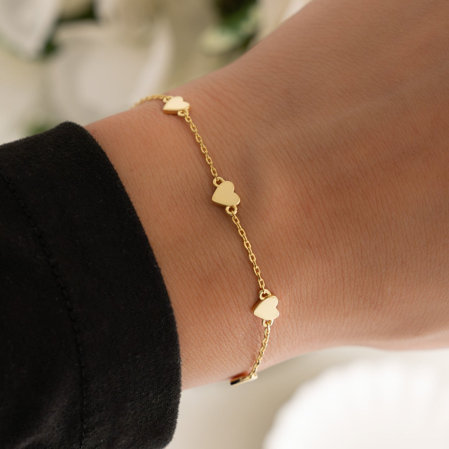 Heart Charm Bracelet