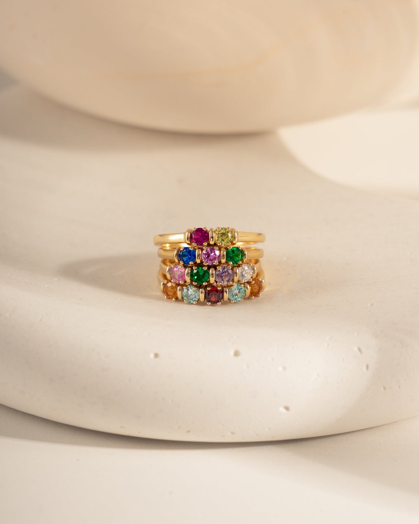 Custom Birthstone Ring