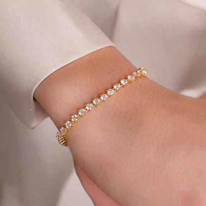 3-Prong Tennis Bracelet