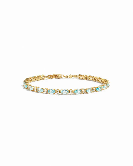Aquamarine Tennis Bracelet
