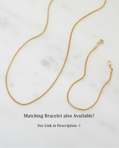Rounded Box Chain Necklace