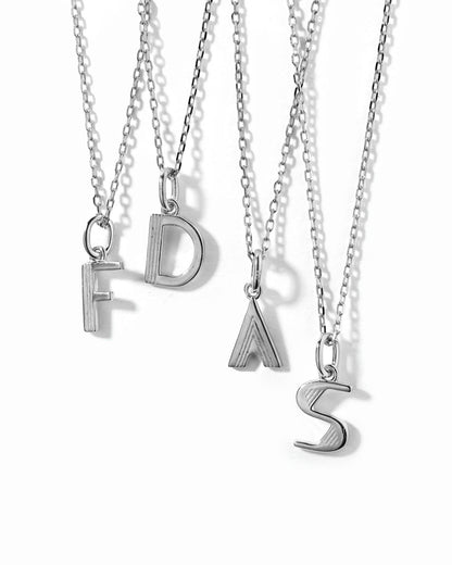 Plain Initial Necklaces